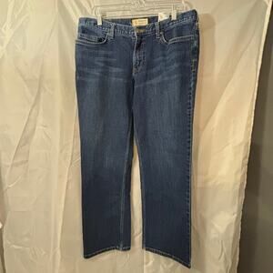 Carhartt Original Fit Straight Leg Jeans Women’s Size 14 Short Blue Denim